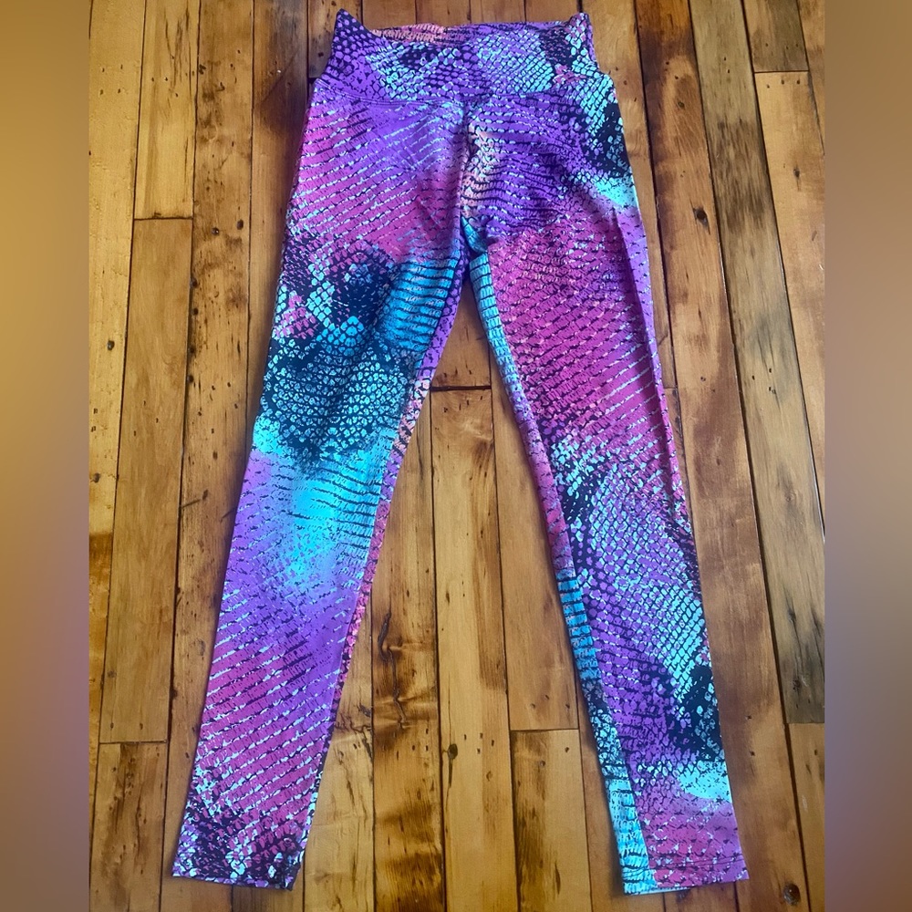 Brazil Wear multicolored ‘snake’ print leggings